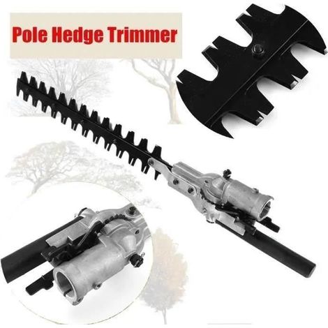 Taille-haie - FOLAYA - Tête de coupe multi-angle - Lame 43.5 cm - Compatible 26 mm - 9 dents (1/3)