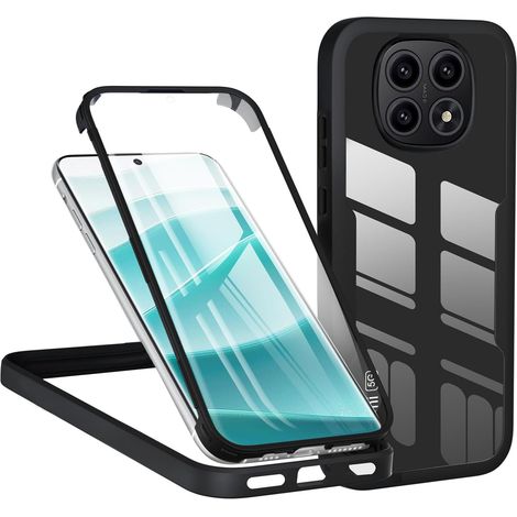 Coque pour Xiaomi Redmi Note 14 Pro 5G / Redmi Note 14 Pro Plus 5G / Poco X7 5G, Antichoc Housse avec Protecteur D'écran Intégré, Étui de Téléphone 360 Degrés Protection Double Face Case - Noir (1/5)