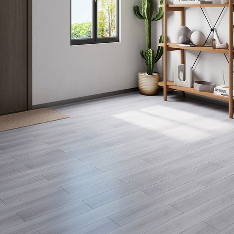 Rustic Wood Grain Self-adhesive PVC Flooring (1/5)