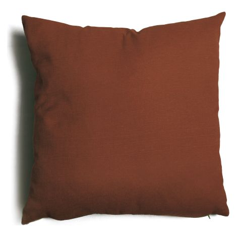 Coussins de'coratifs Tulipano 4 pcs de'houssables 60% polyester 40% coton marron 57x57 cm rembourrage copeaux de mousse polyure'thane