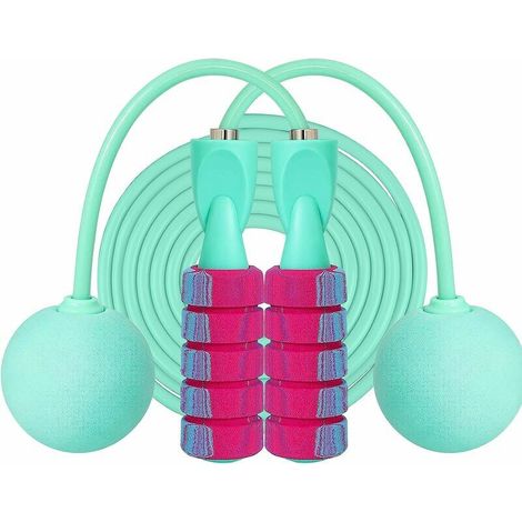 Corde à sauter, corde à sauter pour les exercices de fitness, mode réglable sans fil et avec corde (1/5)