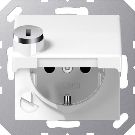 Jung SCHUKO-Steckdose 16A 250V AS 1520 BFKLSL WW (1/2)