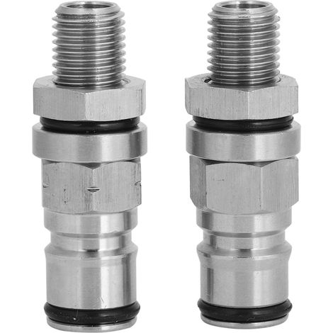 Adaptador de válvula de bola de acero inoxidable 304 para barriles de cerveza, válvula de alivio de presión, accesorios para cerveceros caseros (gas/líquido). (1/5)