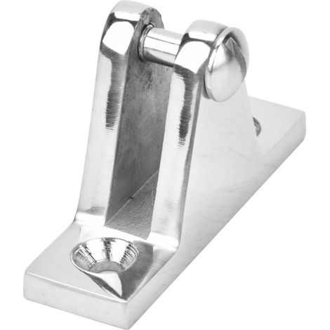 Fein poliertes Deckscharnier aus Edelstahl, Bootsbeschlag, Marinehardware, 60 x 18 mm (1/5)
