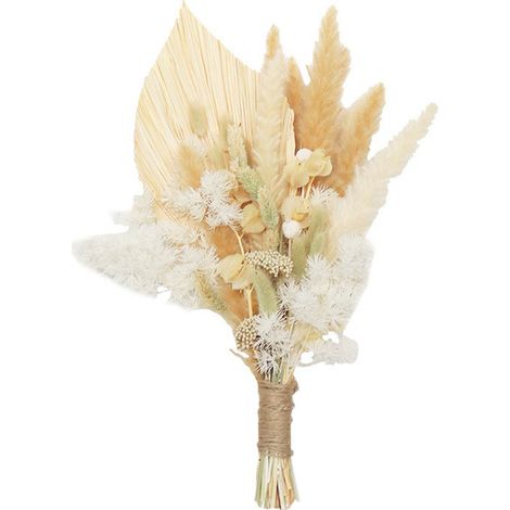 Künstlicher Blumenstrauß, künstliche Pampas-Laternenfrüchte, Palmenblätter, Hasenschwanzgras, Blumenarrangementszubehör (1/2)