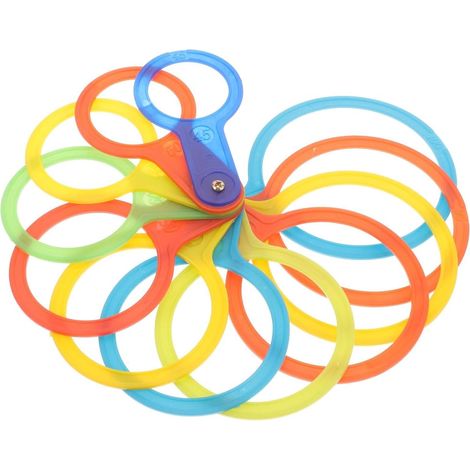 Tour de Mesure en Plastique pour Fruits, Bagues de Jauge de Diamètre pour Pommes et Pêches, Outil de Classement et Mesure au Marché Ferme Couleur Aléatoire (1/5)