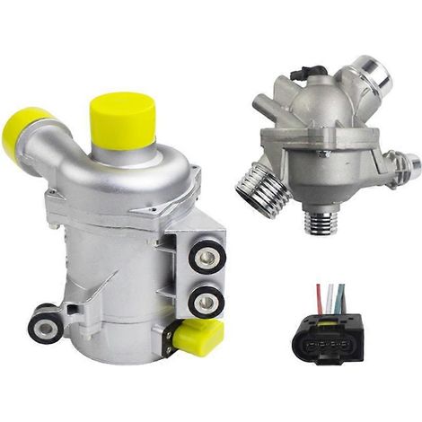 11517563183 11517546994 11517586925 Pompe à eau moteur avec thermostat et boulons compatibles avec les modèles de voiture 128i, 325i, 328i, 528i et X3. (1/5)
