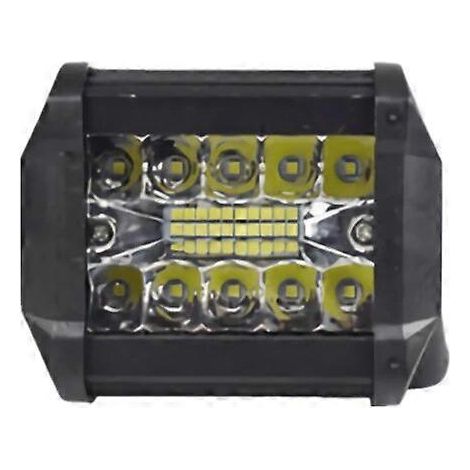 Barre lumineuse LED 12V/24V pour travail tout-terrain, faisceau large et concentré, compatible avec camions, voitures, 4x4, bateaux et quads. Phares antibrouillard LED 60W. (1/5)