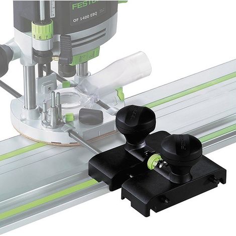 Butée de guidage pour défonceuse FS-OF 1400 – Réglage précis – Support pour bois dur – Compatible avec défonceuses FESTOOL