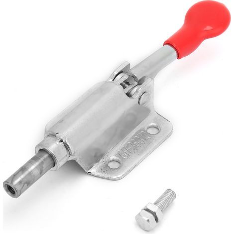Vertikale Kniehebelklemme, Kniehebelklemme, verzinktes Eisen, Schnellspann-Kniehebelklemme, 10 mm Hub, für Schweiß- und Spannvorrichtungen (1/5)