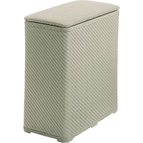 Aqualine - Wäschekorb 50x55x28 cm, beige 203803