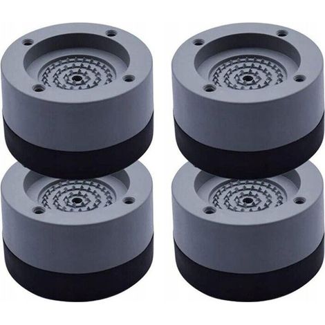 4 Stück Waschmaschinen-Stabilisator, Anti-Vibrations-Pad, Anti-Vibrations-Pad, Universal-Waschmaschine, Kühlschrank, Waschmaschinen-Fußstabilisator-Halterung