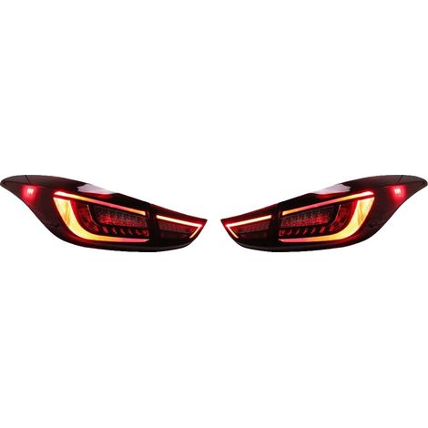 Luz trasera, tecnología LED, roja. (1/2)