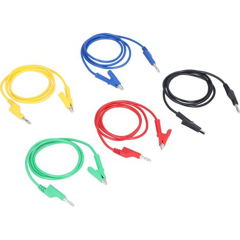 Câble de test léger 4mm, fiche banane, ligne de mesure électrique 20A/3000V, pour tests et diagnostics (1/5)