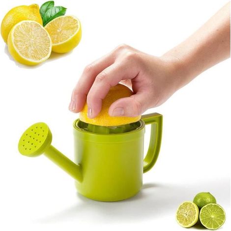 Presse-agrume manuel,Presse-Fruits Portable,Presse-citron à la main créatif,avec poignée,pour (1/4)