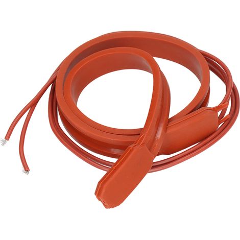 Bande chauffante en silicone étanche et flexible, antigel et autorégulante, 220 V (1/5)