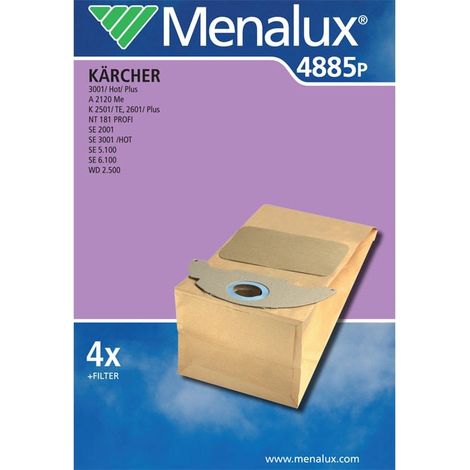 Sacchetti per il vuoto per 4, 6.904-322.0 per karcher hoover (1/2)