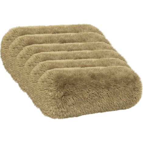 Housse de coussin 6 pcs HEERLEN Vert clair Ø 15 x 40 cm vidaXL