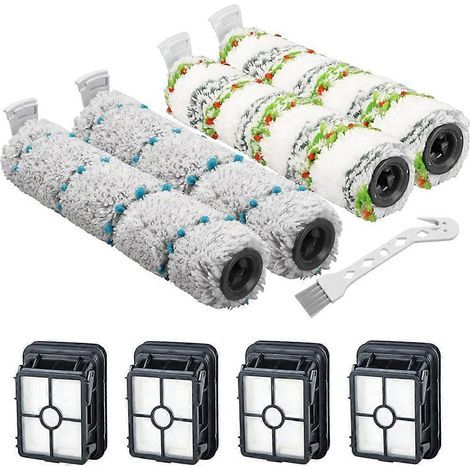 Kit Rechange Bissell CrossWave Max HydroSteam, Brosse Rouleau Multi-Surface 2787 2788 et Filtre 1866, Accessoires Compatible (1/5)