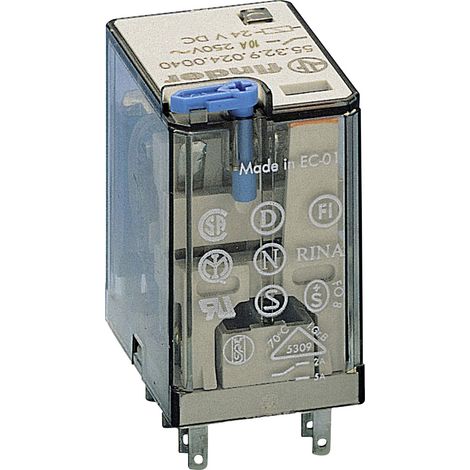 Finder 55.32.9.024.0094 Steckrelais 24 V/DC 10 A 2 Wechsler 1 St.