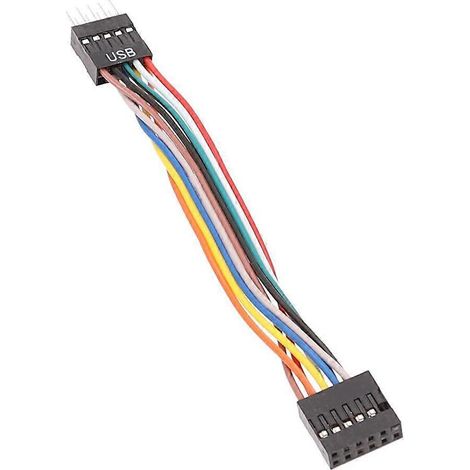 Adapterkabel für Motherboard zu normalem Gehäuse, 24 AWG, 5 Stück (1/5)