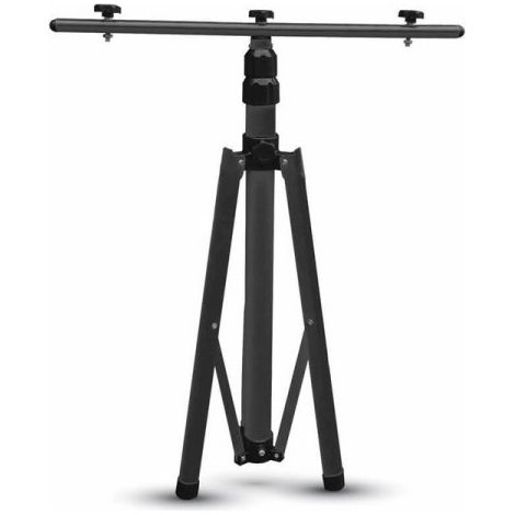 Tripiedi Treppiede Tripod Portafari Multiuso Per 2 Fari Proiettori Uso Cantiere Officina Colore Nera Max 160cm SKU-9546