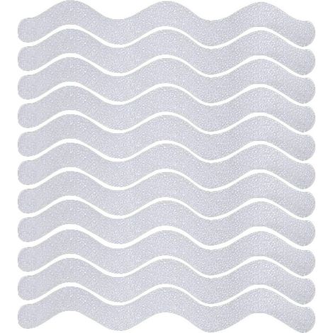 Autocollant de douche antidérapant 24 pièces ensemble de barres de baignoire de sécurité (1/5)