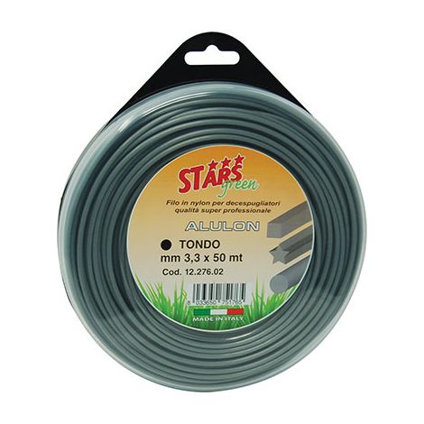 FILO X DECESPUGLIATORE TONDO ALULON STARS  MM 3,3 MT 50