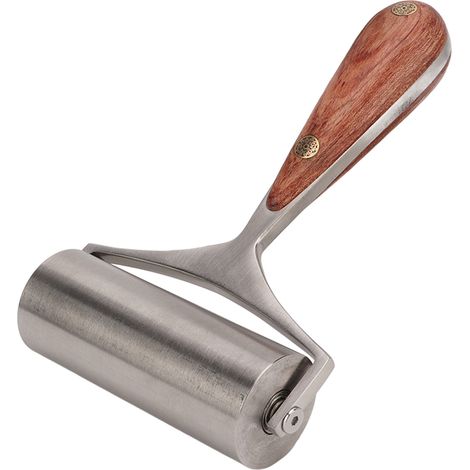Rouleaux à cuir en palissandre, rouleaux poussoirs, outils pour le cuir à faire soi-même, outils de pressage du cuir, rouleaux en fer à presser les bords du cuir. (1/5)