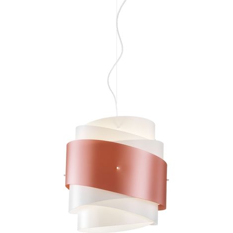 Lampadario a sospensione BEA una luce Rame diametro 40x h39 cm (1/2)