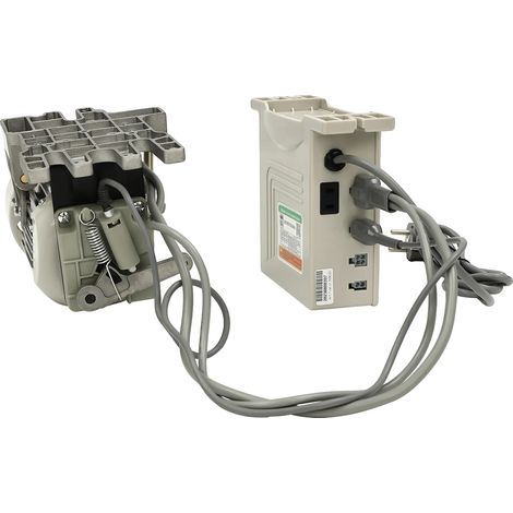 Máquina de coser electrónica, servomotor sin escobillas, compatible con uso industrial, color amarillo claro. (1/2)