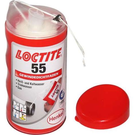 Loctite 55 Gewindedichtfaden Dichtfaden Dose à 160 m im Spender 2056936