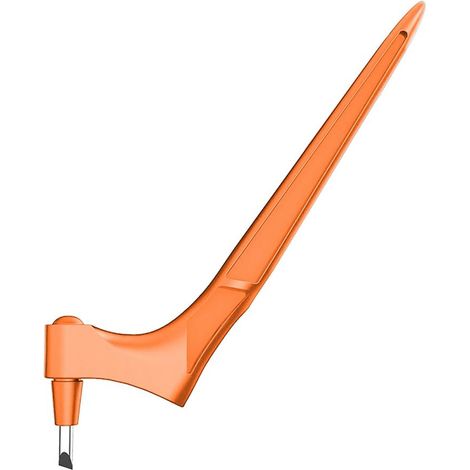 Stylo Cutter Rotatif pour Arts Créatifs [Plastique+Stainless Steel, 18cm, Bleu/Noir/Orange/Blanc] - Sécurité Utilisation Facile Découpe Complexe Papier Vinyl Modèle Cercle Décor DIY