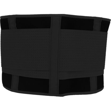 Ceinture de Fitness Respirante en Maille, Support Lombaire Ajustable pour Sport - Noir Taille S (1/5)