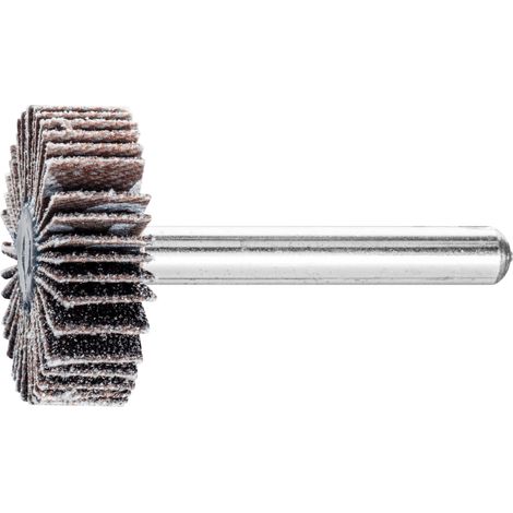 PFERD TOOLS SIC Fächerschleifer F Ø 30x10mm Schaft-Ø 6 mm SIC60 für harte NE Metalle 10 Stk