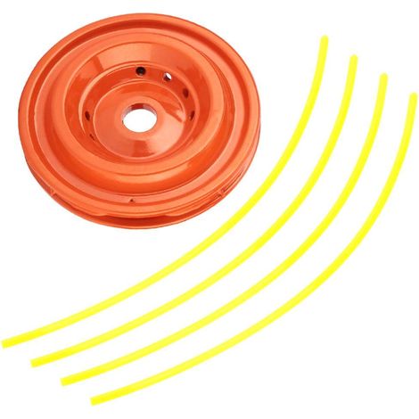 Testina universale per decespugliatore in lega con 4 fili – foro da 16 mm – per albero dritto
