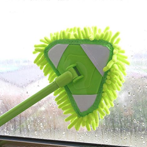 Têtes de rechange pour balai Green Mop compatibles, faciles à nettoyer et durables, en microfibre rotative (1/4)