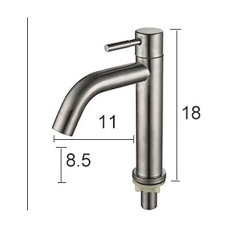 Robinet Lavabo,Salle Bain avec Haut Mitigeur Lavabo pour Lavabo ou Vasque de Salle Bain, Chaude et Froide Réglable de Mitigeur Lavabo,Laiton Chromé (1/2)