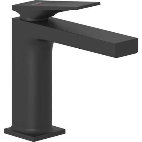 Kludi Decus - Grifo de lavabo con desagüe Push-Open, negro mate 542883975