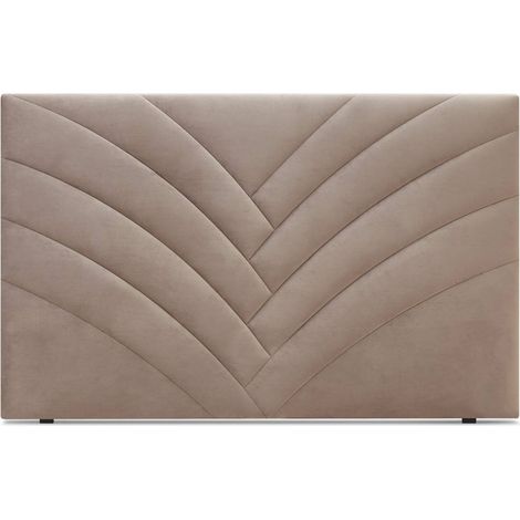 Bobochic – Tête de lit velours 190 cm – Structure en bois – Hauteur 100 cm – Style moderne – Fabriqué en France (1/3)