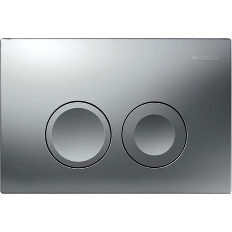 Geberit Delta25 - Placca di comando, cromo opaco 115.125.46.5