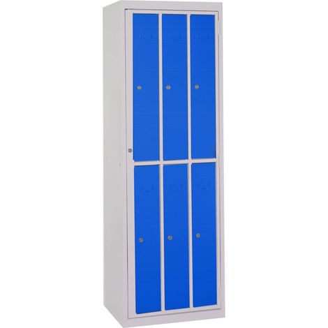 PROVOST - Armoire à linge verticale Provost - 3 colonnes, 6 cases (1/4)