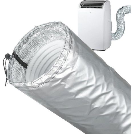 Gaine isolante pour conduits de climatisation mobile Gaine isolante portable pour conduits de climatisation, imperméable, isolante (1/5)
