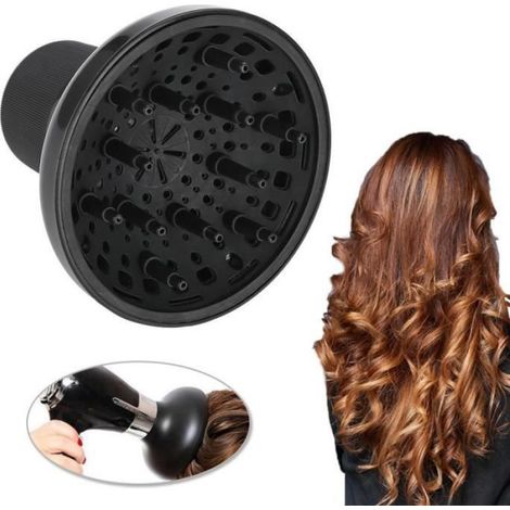 Sèche-cheveux Diffuseur, Cheveux Lavables Coiffure Sèche-Cheveux Souffleur Diffuseur Couverture Bouclée Outil Styling Coiffure