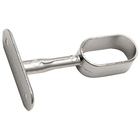 Support de barre ovale central en nickel