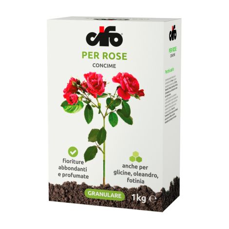 Cifo ROSE Concime NPK 15.15.15 granulare fiori glicine oleandro 1 KG (1/4)