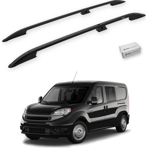 TURTLE kompatibel mit Ram Promaster City 2015-2025 / Kurze Version Dachreling Crown Schwarz (1/5)