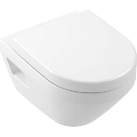 Villeroy & Boch Architectura - WC suspendu avec abattant SoftClosing, DirectFlush, TwistFlush, blanc alpin 4687CL01