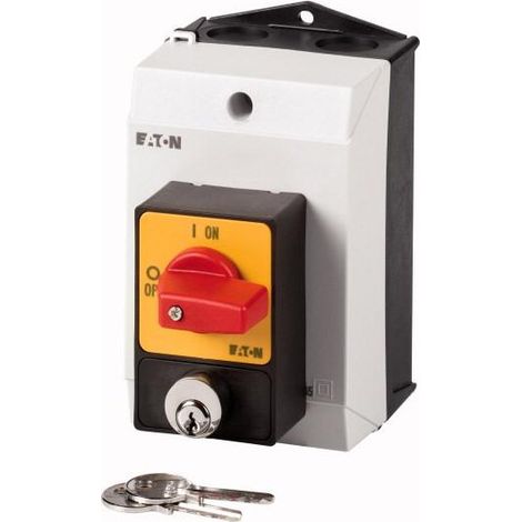 Inter. anti-panique tripolaire 20 A verrouillable à accrochage en saillie 000207085 EATON T0-2-1/I1/SVA(S)-RT