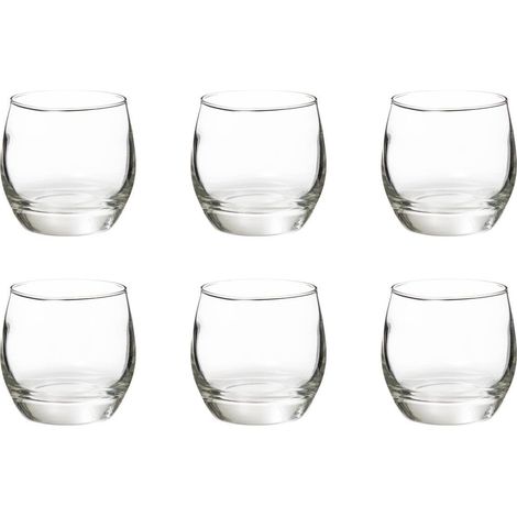 Lot de 6 Verrines, Verre transparent, Dimensions 6,5x7cm, Contenance 15cl, Pour dessert et appetizer (1/2)